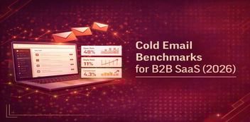Cold Email Benchmarks for B2B SaaS