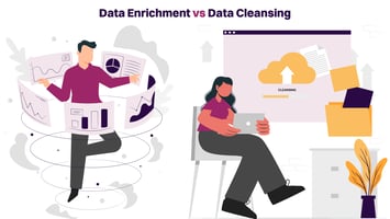 data enrichment vs data cleansing