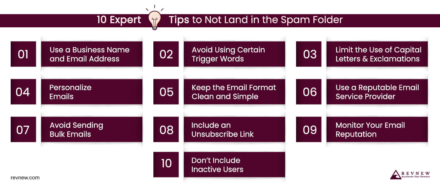 10 Expert Tips to Not Land in the Spam Folder