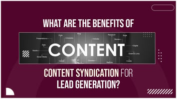 12 Benefits of B2B Content Syndication for Lead Generation