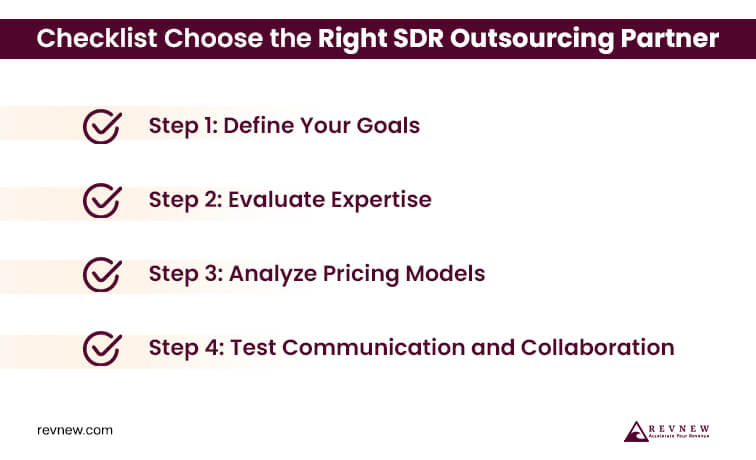 Checklist Choose the Right SDR Outsourcing Partner