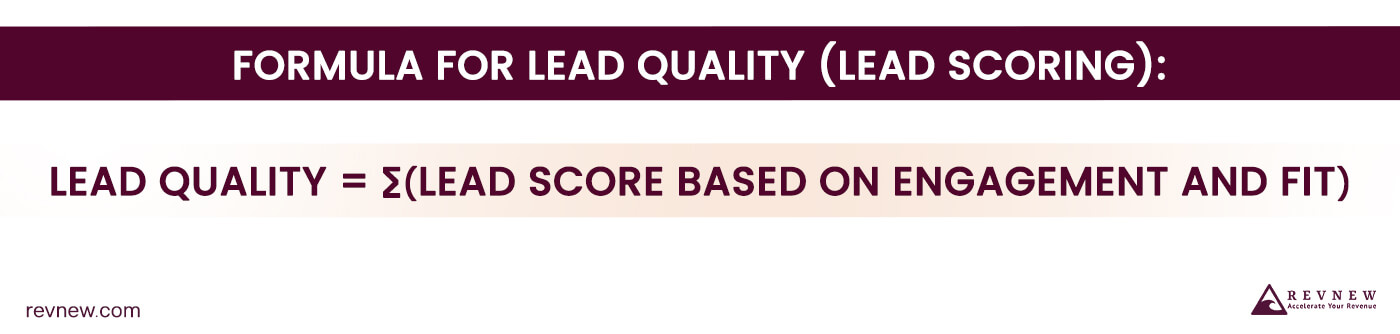 Formula for Lead Quality