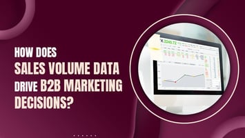 How Does Sales Volume Data Drive B2B Outbound Marketing Decisions