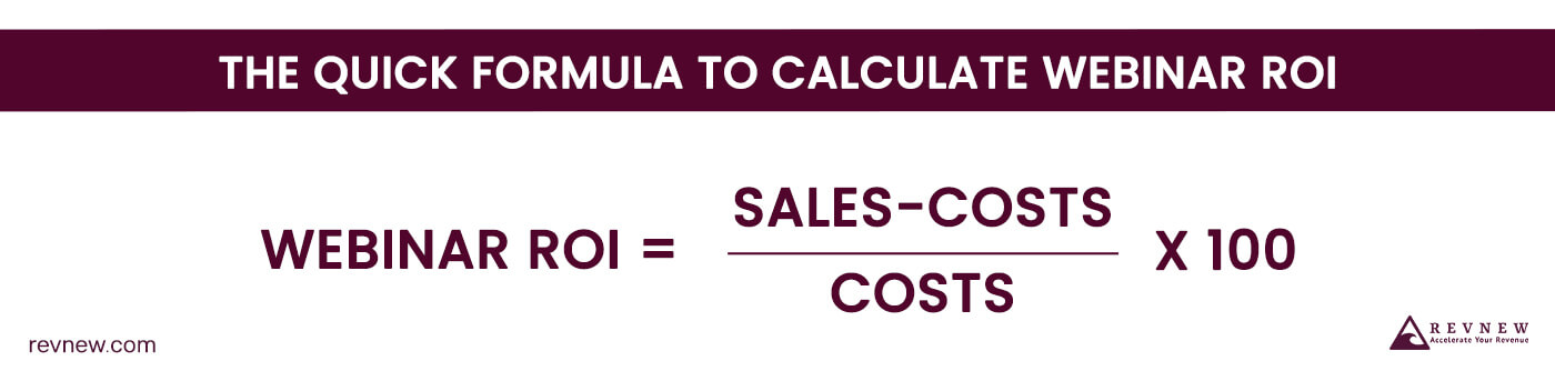 The Quick Formula to Calculate Webinar ROI