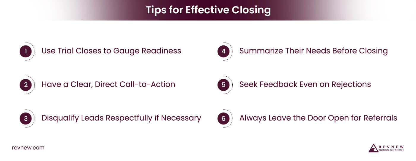 Tips for Effective Closing