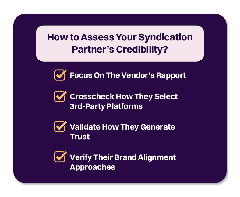 choosing a content syndication vendor