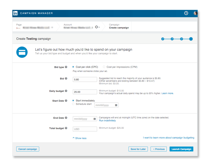 LinkedIn for Finance lead