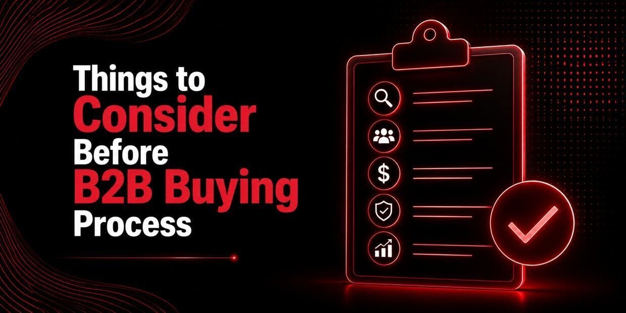 Things to Consider Before the B2B Buying Process